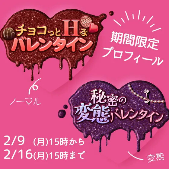 【期間限定プロフィール】バレンタインデー